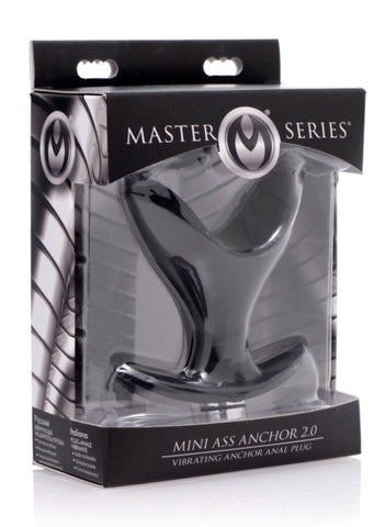 XR Brands Mini Ass Anchor 2.0 Vibrating Silicone Anal Plug Expandable Design - Butt Plugs