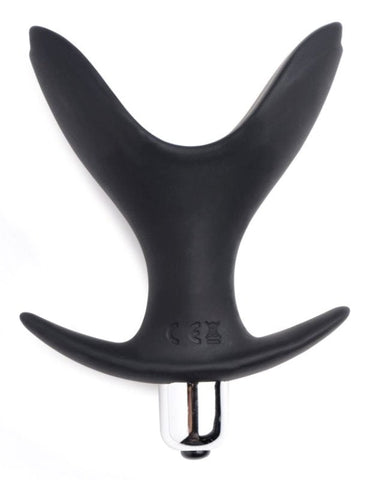 XR Brands Mini Ass Anchor 2.0 Vibrating Silicone Anal Plug Expandable Design - Butt Plugs