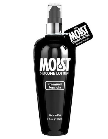 Pipedream Moist Premium Formula Silicone Lotion 118ml Long Lasting Lube - Silicone Based Lubes