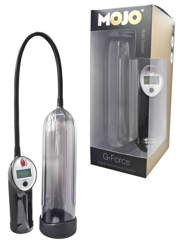 Icon Brands Mojo G Force Penis Pump with Digital PSI Gauge - Pumps, Extenders and Sleeves