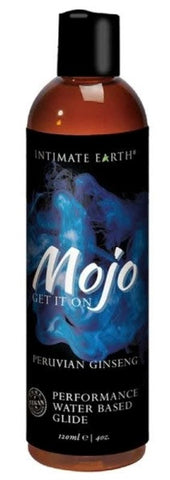 Intimate Earth Mojo Peruvian Ginseng Performance Water Based Glide 120ml - Water Based Lubes