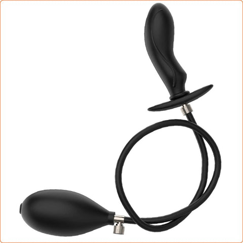 BDStyle Moon Hook Inflated Dildo Butt Plug with Inflation Control - Butt Plugs