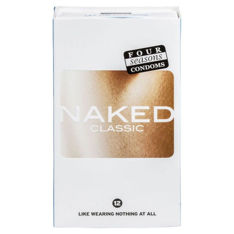 Four Seasons Naked Classic Condoms 54mm Width Ultra Thin Protection - Condoms