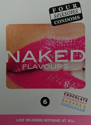Four Seasons Naked Flavours Condoms Slide On And Enjoy Ultrathin Protection - Condoms