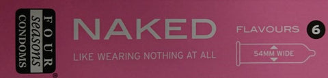Four Seasons Naked Flavours Condoms Slide On And Enjoy Ultrathin Protection - Condoms