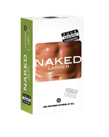 Four Seasons Naked Larger Condoms Get Harder Today Ultra Thin Protection - Condoms