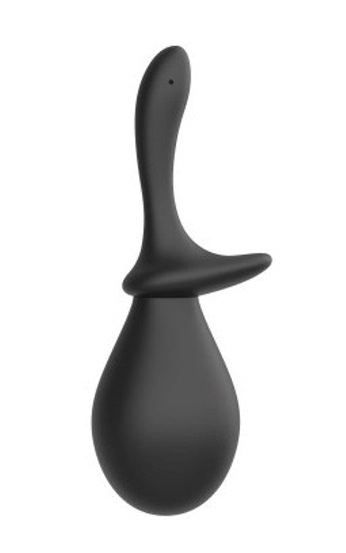 Nexus Anal Douche Set Black Top Cock Fittings - - Anal Cleansing