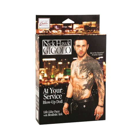 CalExotics Nick Hawk GIGOLO At Your Service Blow-Up Doll - Love Dolls