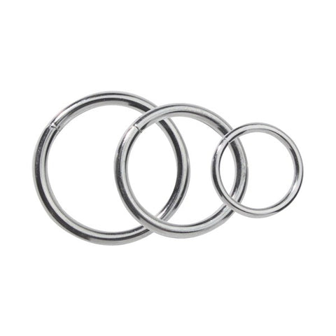 Nickel Metal C Ring Set - Cock Rings