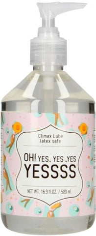 Shots Toys Oh Yes Yes Yes Yesss Water Based Personal Lubricant 500ml - Water Based Lubes