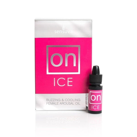 Sensuva On Ice Cooling Arousal Oil for Clitoral Stimulation - Delay and Excite Sprays