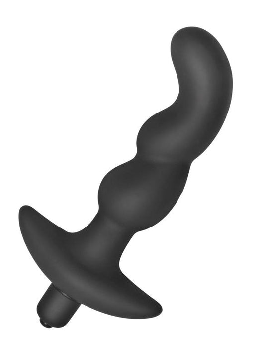 Onyx Silicone Vibrating Anal Plug Black Grip. Slide. Repeat. - - Anal Vibrators