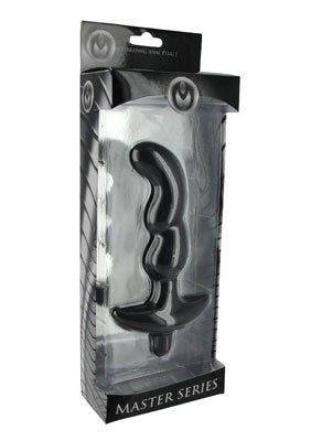 Onyx Silicone Vibrating Anal Plug Black Grip. Slide. Repeat. - - Anal Vibrators