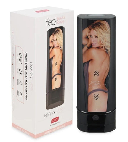 Kiiroo Unleash Passion with Jessica Drakes Onyx+ Interactive Masturbator - Masturbators and Strokers