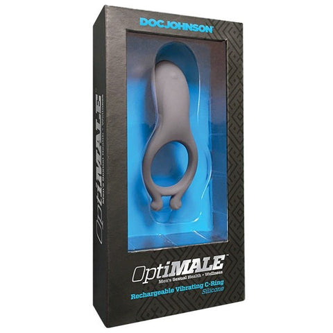 Doc Johnson Optimale Rechargeable Vibrating Cock Ring with 7 Vibration Modes - Cock Rings
