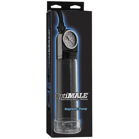 Doc Johnson Optimale Supreme Pump with Built In PSI Gauge - Pumps, Extenders and Sleeves