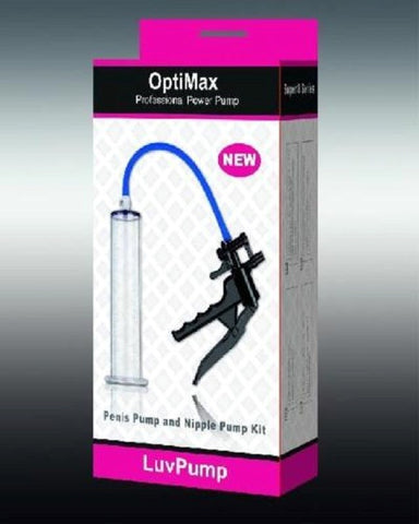 Shots Toys OptiMax Professional Power Pump with Pistol Grip Control - Pumps, Extenders and Sleeves