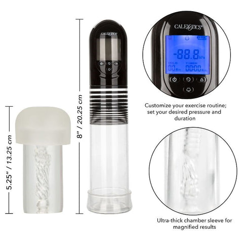 California Exotics Optimum Series Advanced Automatic Smart Penis Pump - Pumps, Extenders and Sleeves