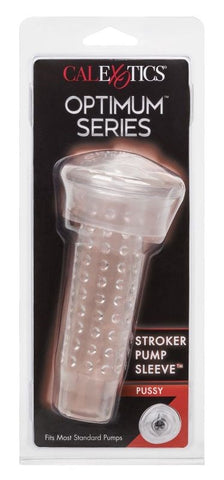 CalExotics Optimum Series Stroker Pump Sleeve Pussy - Pumps, Extenders and Sleeves