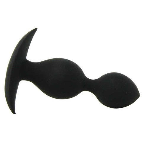 XR Brands Orbs Steel Weighted Duotone Anal Plug Temperature Play - Butt Plugs