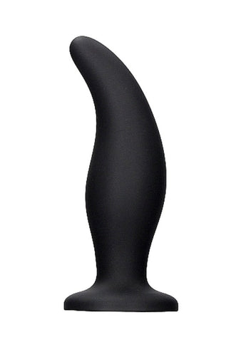 Shots Toys Ouch Curve Anal Butt Plug with Suction Cup Base - Butt Plugs
