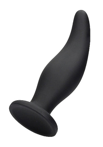 Shots Toys Ouch Curve Anal Butt Plug with Suction Cup Base - Butt Plugs