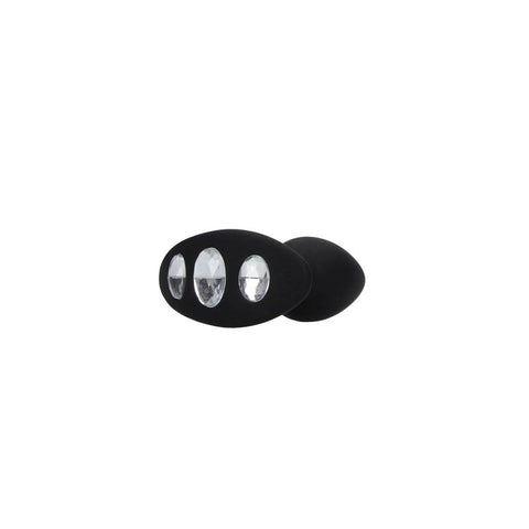 OUCH! Large Diamond Butt Plug With Handle - Butt Plugs