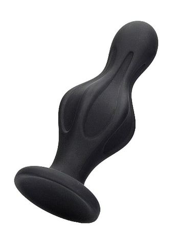 Shots Toys Ouch! Magic Butt Plug with Tiered Texture and Suction Cup - Butt Plugs