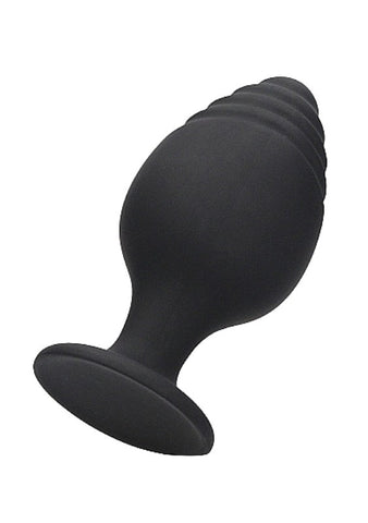 Shots Toys Ouch! Rippled Pleasure Plug Sensational 3 Piece Set - Butt Plugs