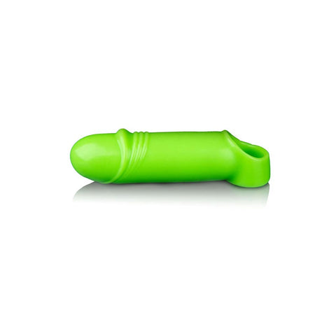 Ouch Luminous Intimacy Sleeve Sensual Glow Up Glow in Dark Penis Sleeve - Pumps, Extenders and Sleeves