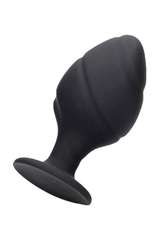 Ouch! Swirled Butt Plug Set Three Graduated Sizes with Textured Design - Butt Plugs