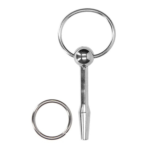 Shots Toys OUCH! Urethral Sounding Metal Plug Hollow Cum Through Design - Penis Plugs