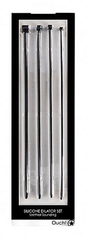 Shots Toys Urethral Sounding Dilator Set Four Progressive Sizes - Penis Plugs