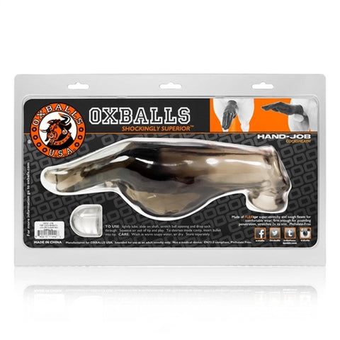 Oxballs Hand Job Fist Fucking Cocksheath Smoke with FLEX TPR Enhancement - Pumps, Extenders and Sleeves