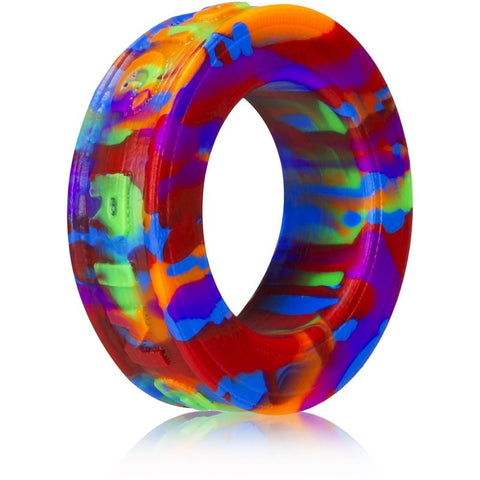 Oxballs Pig Rings Ridged Silicone Cock Ring for Enhanced Penis Stimulation - Stretchy Cock Rings
