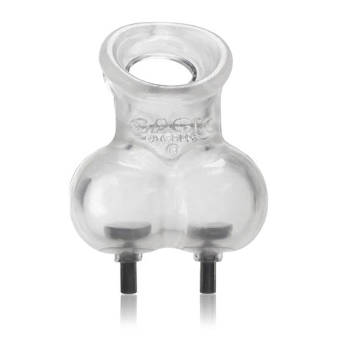 Oxballs Sacksling Cocksling Electro 4mm Plug with Dual Ball Contacts - Cock Rings