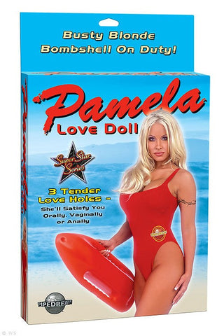 Pipedream Pamela Realistic Inflatable Love Doll with Three Penetrable Holes - Love Dolls