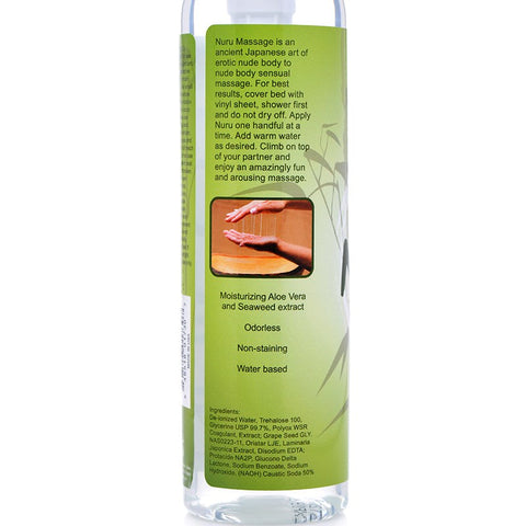 XR Brands Passion Nuru Luxurious Couples Massage Gel 237ml Water Based - Water Based Lubes