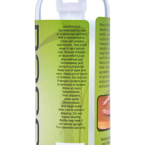 XR Brands Passion Nuru Luxurious Couples Massage Gel 237ml Water Based - Water Based Lubes