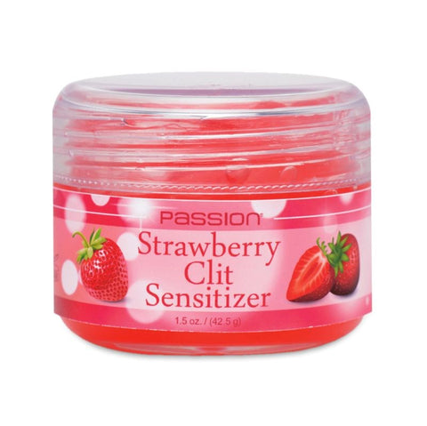XR Brands Passion Strawberry Clit Sensitiser 42 grams Arousal Gel - Massage Oils and Lubricants