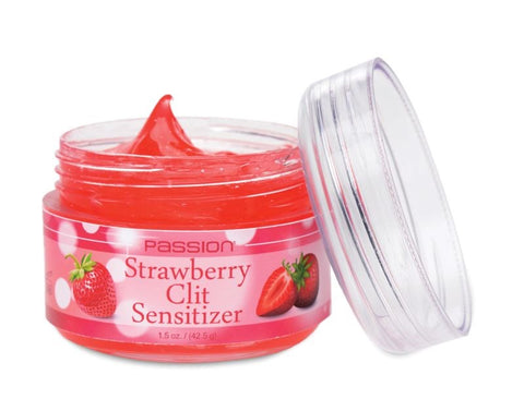 XR Brands Passion Strawberry Clit Sensitiser 42 grams Arousal Gel - Massage Oils and Lubricants