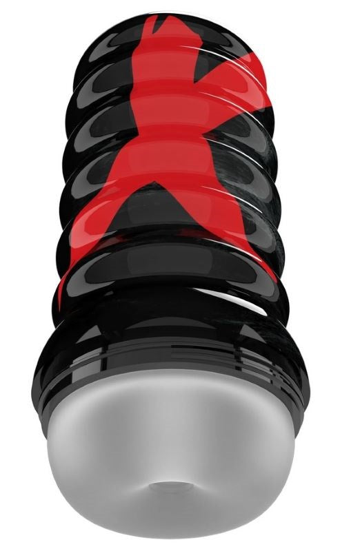 PDX Elite Air-Tight Stroker - Frosted Top Cock Fittings - - Masturbators and Strokers