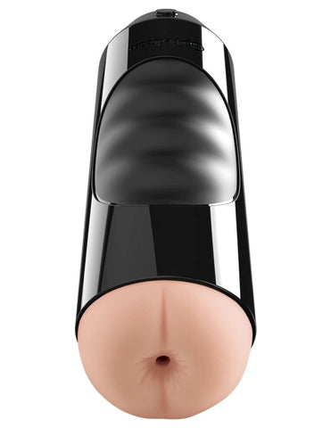 PDX Elite Mega Grip Realistic Anal Stroker with Customizable Suction - Masturbators and Strokers