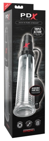 PDX Elite Suck-N-Pump Vibrating Male Stroker - Pumps, Extenders and Sleeves