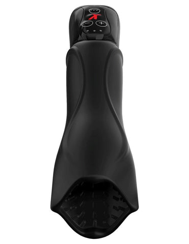 PDX Elite Vibrating Roto Teazer Male Stroker with Rotating Motor - Masturbators and Strokers