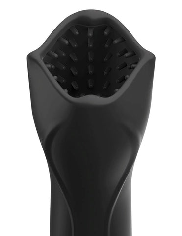 PDX Elite Vibrating Roto Teazer Male Stroker with Rotating Motor - Masturbators and Strokers