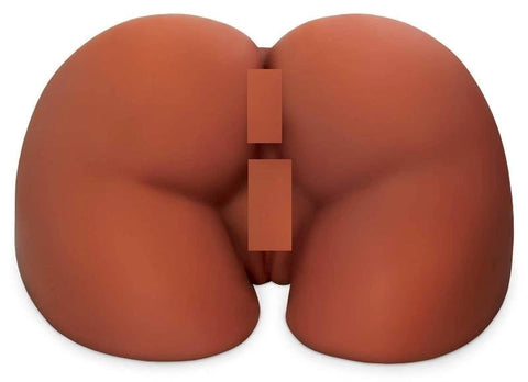 PDX Plus Perfect Ass XL Male Masturbator Brown Dual Entry Design - Realistic Butts And Vaginas
