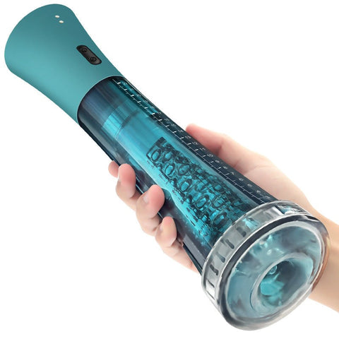BDStyle Penis Pump And Masturbator Dual Action With 10 Vibration Modes - Pumps, Extenders and Sleeves