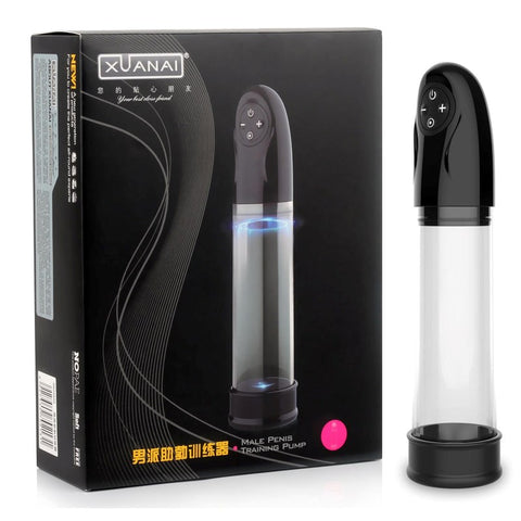 Xuanai Penis Enlargement Training Pump with 5 Suction Modes - Pumps, Extenders and Sleeves