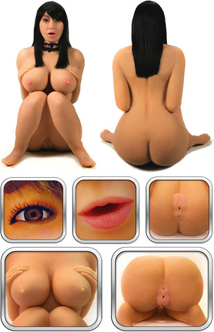 Topco Lifelike Pleasure Marica Hase CyberSkin Reality Toy Multi Orifice - Masturbators and Strokers